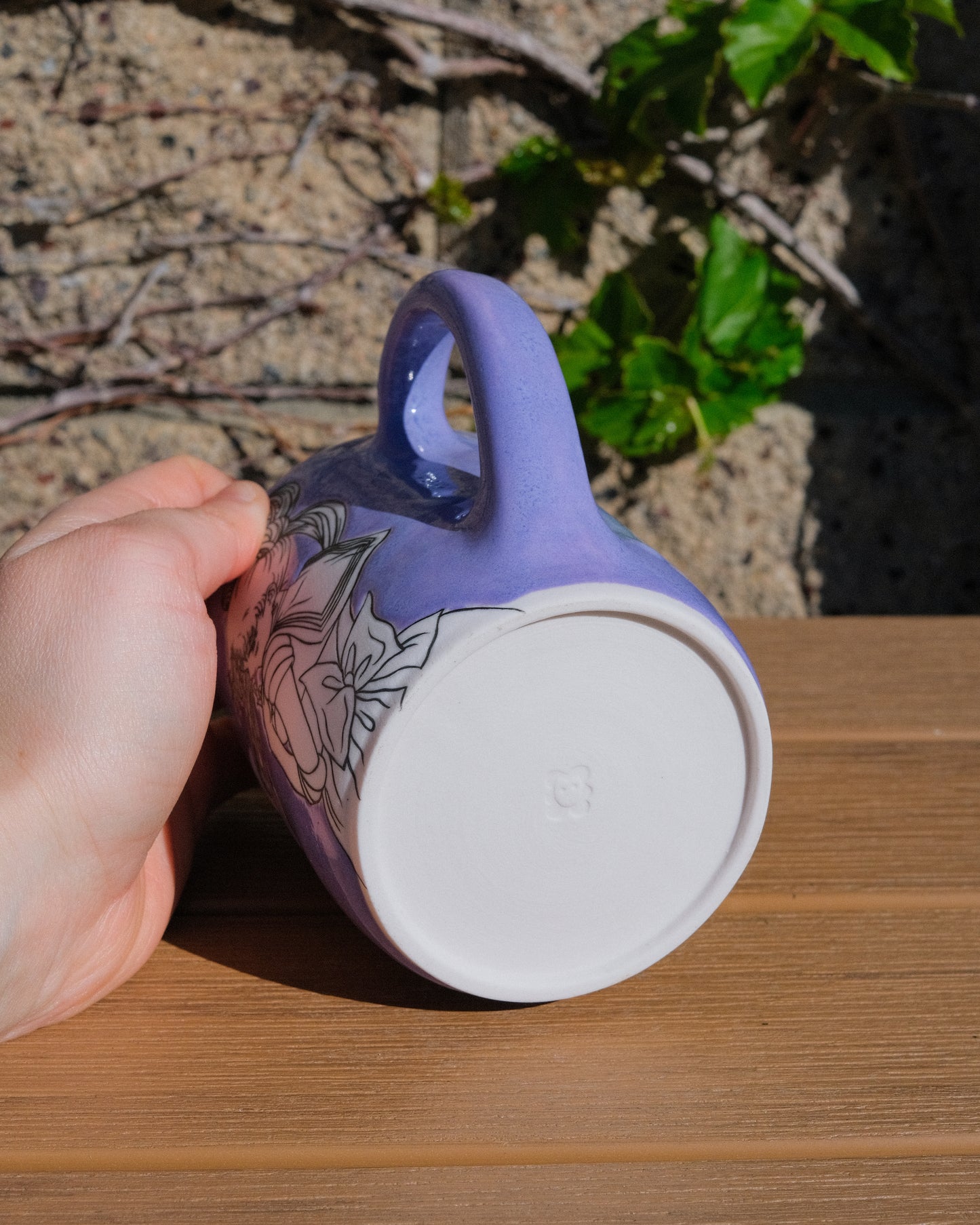 Blushing Guardian Mug 12 oz