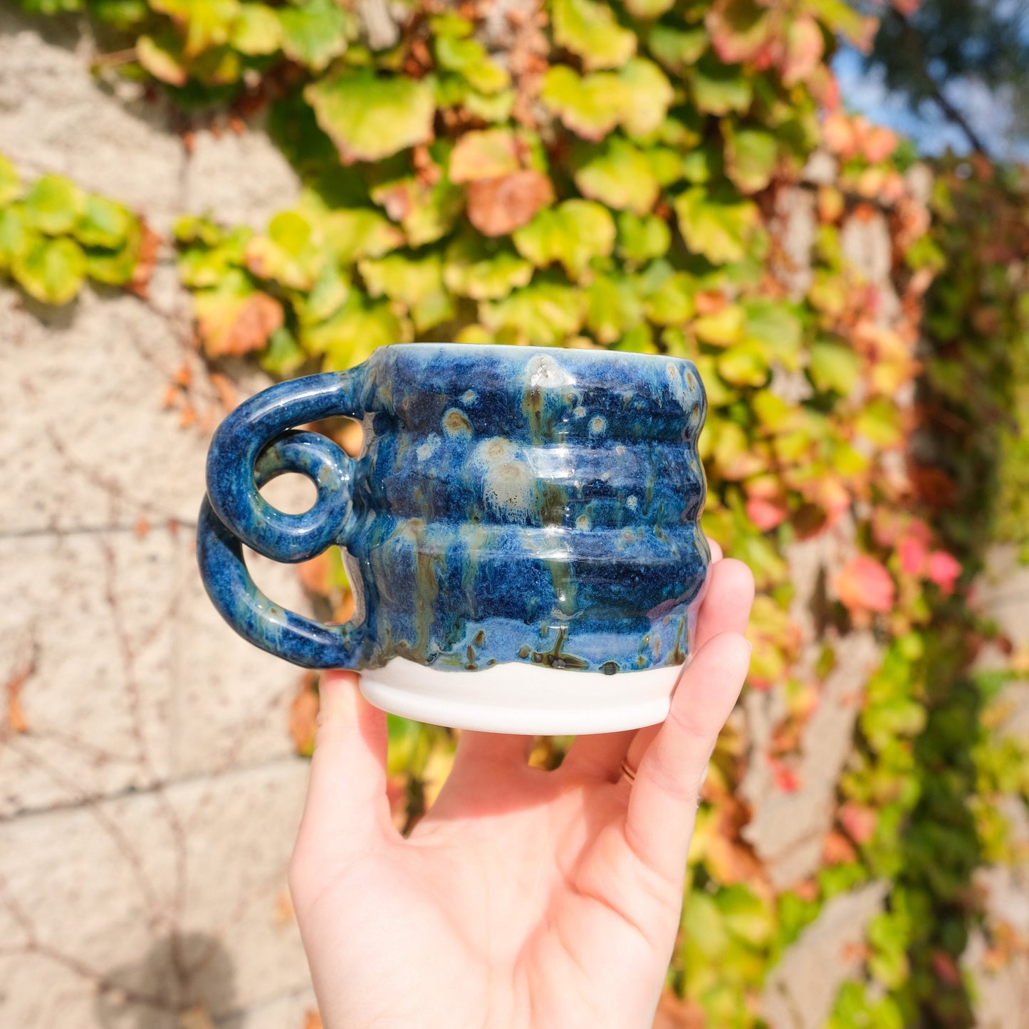 Swirly Starry Night Mug 8 oz