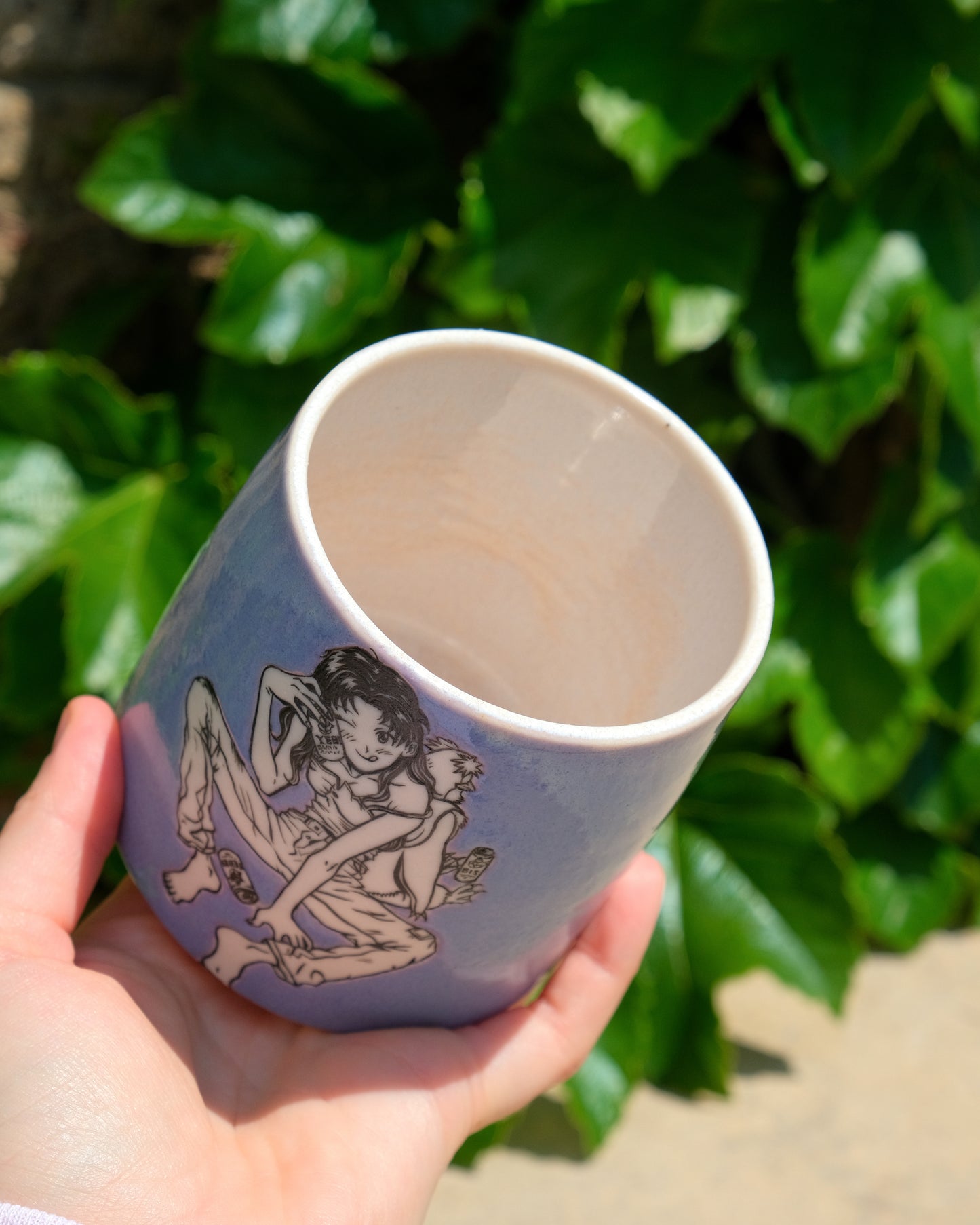 Misato and Pen Pen Cup 10 oz
