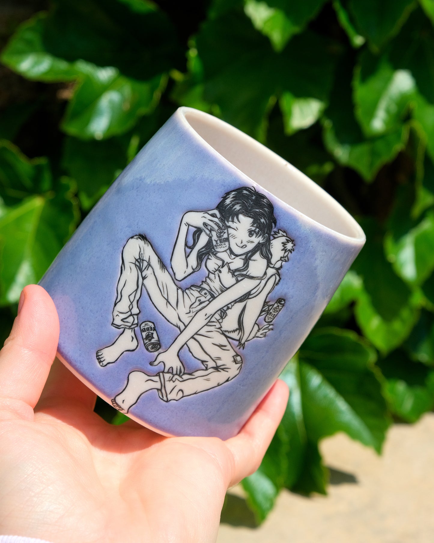 Misato and Pen Pen Cup 10 oz