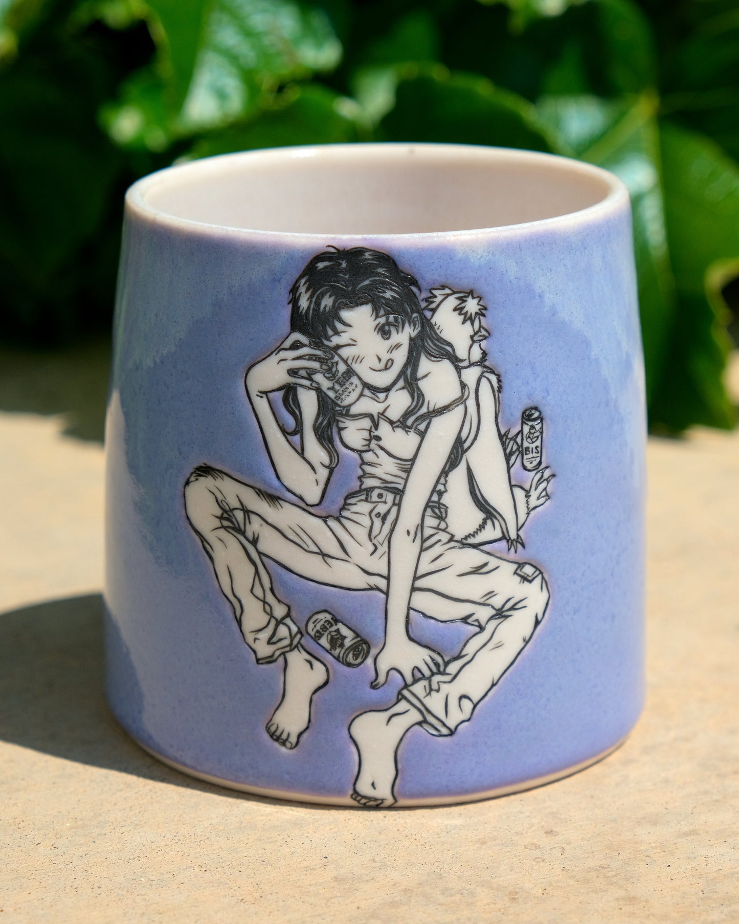 Misato and Pen Pen Cup 10 oz