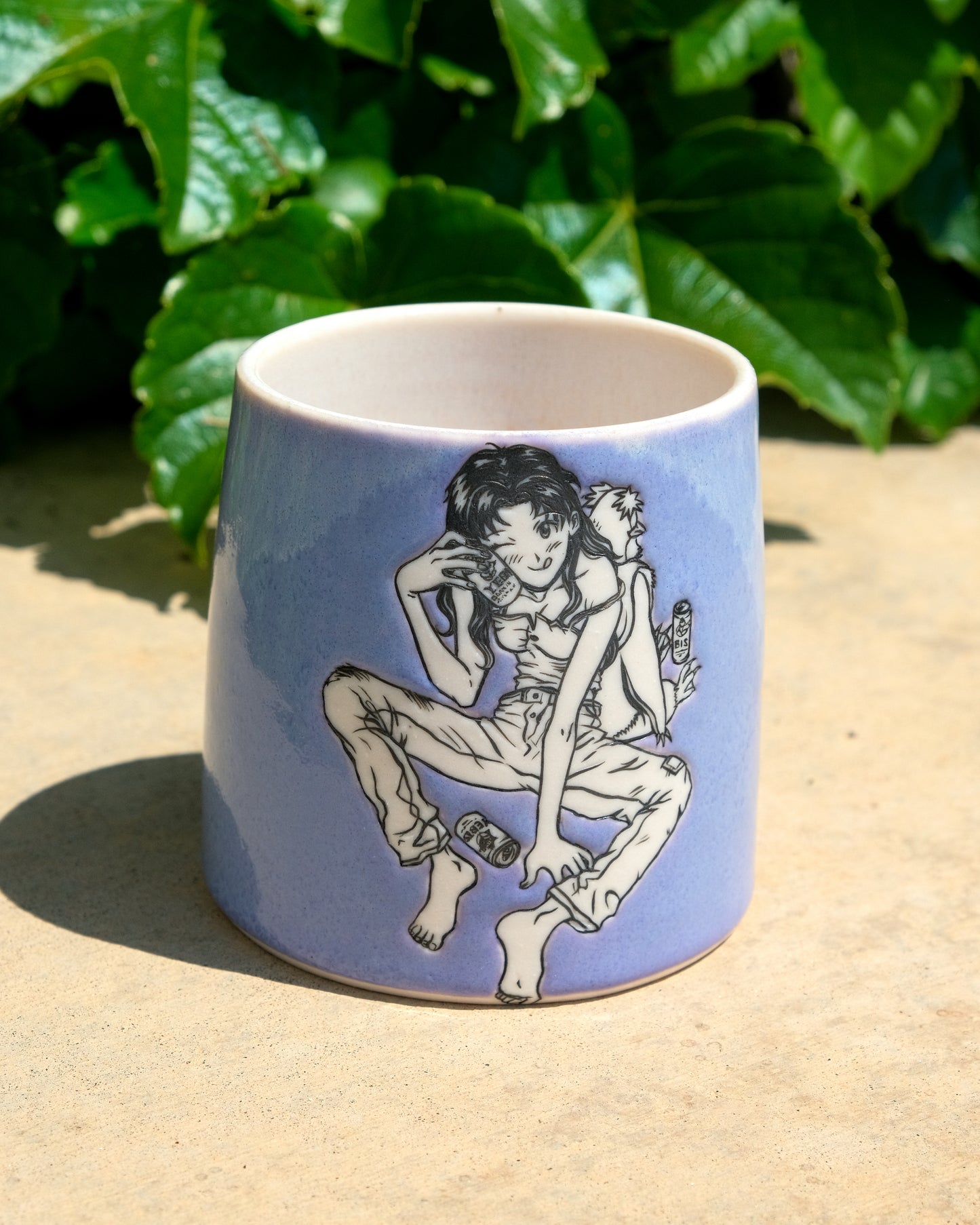 Misato and Pen Pen Cup 10 oz