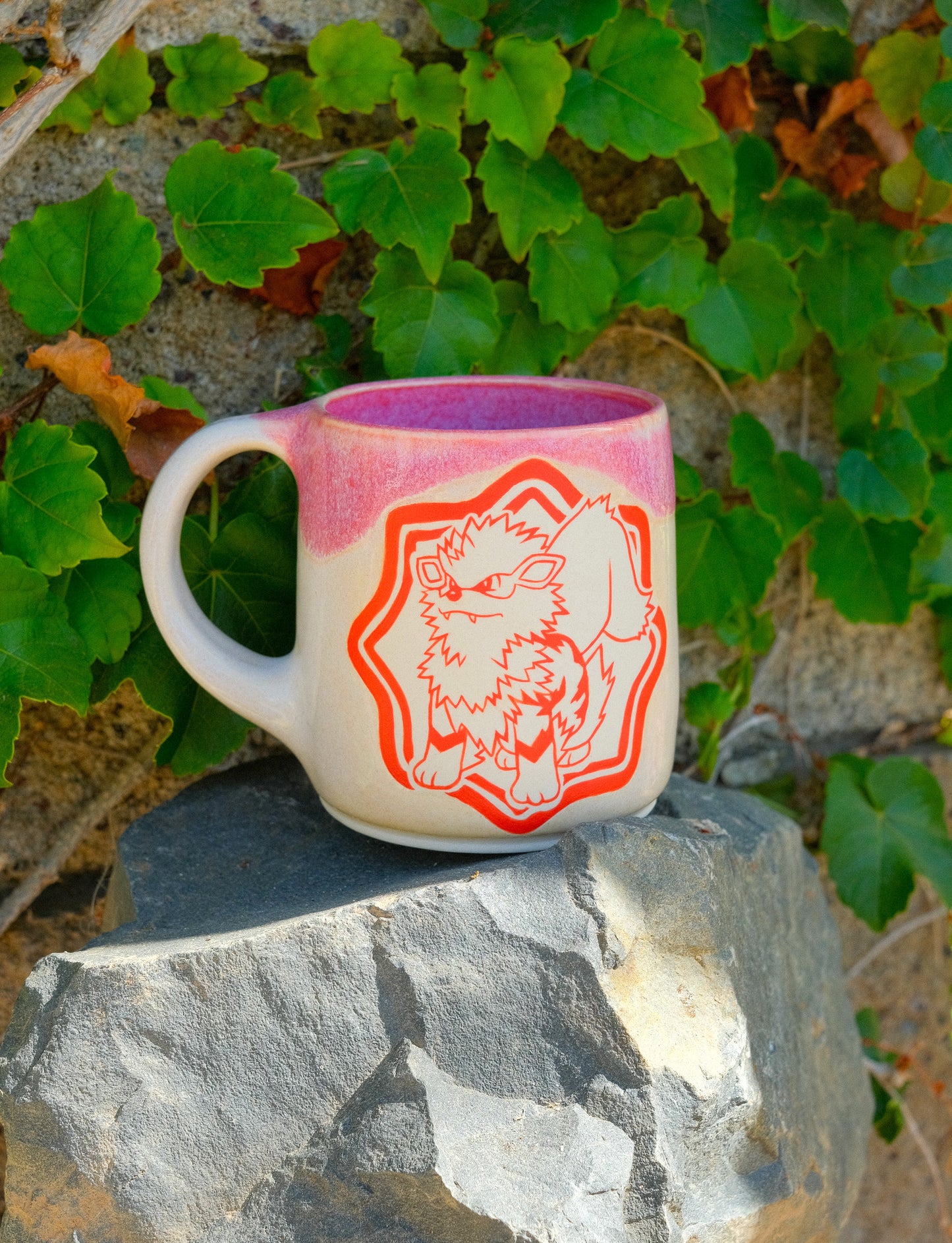 Fire Dog Mug 12 oz