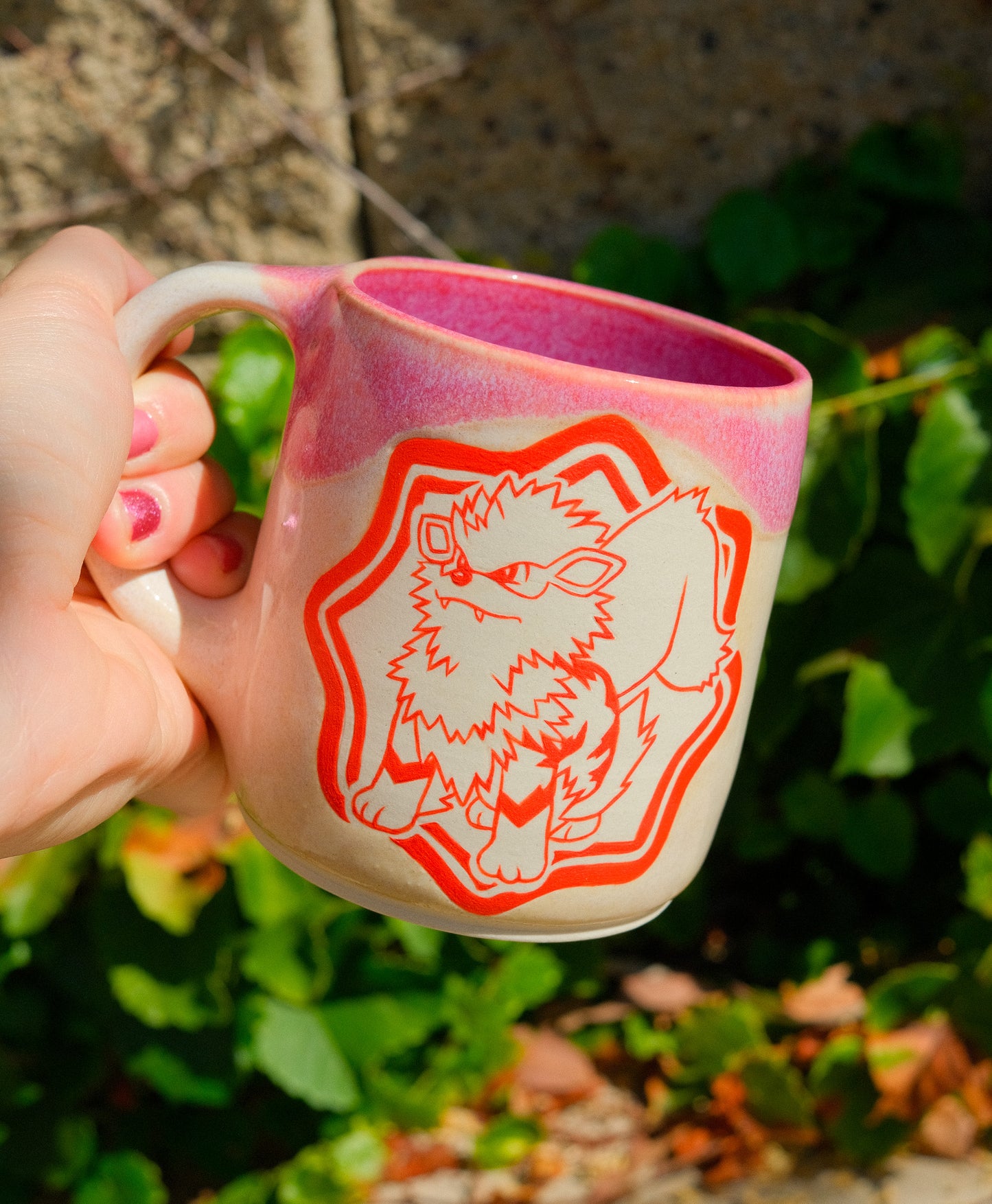 Fire Dog Mug 12 oz