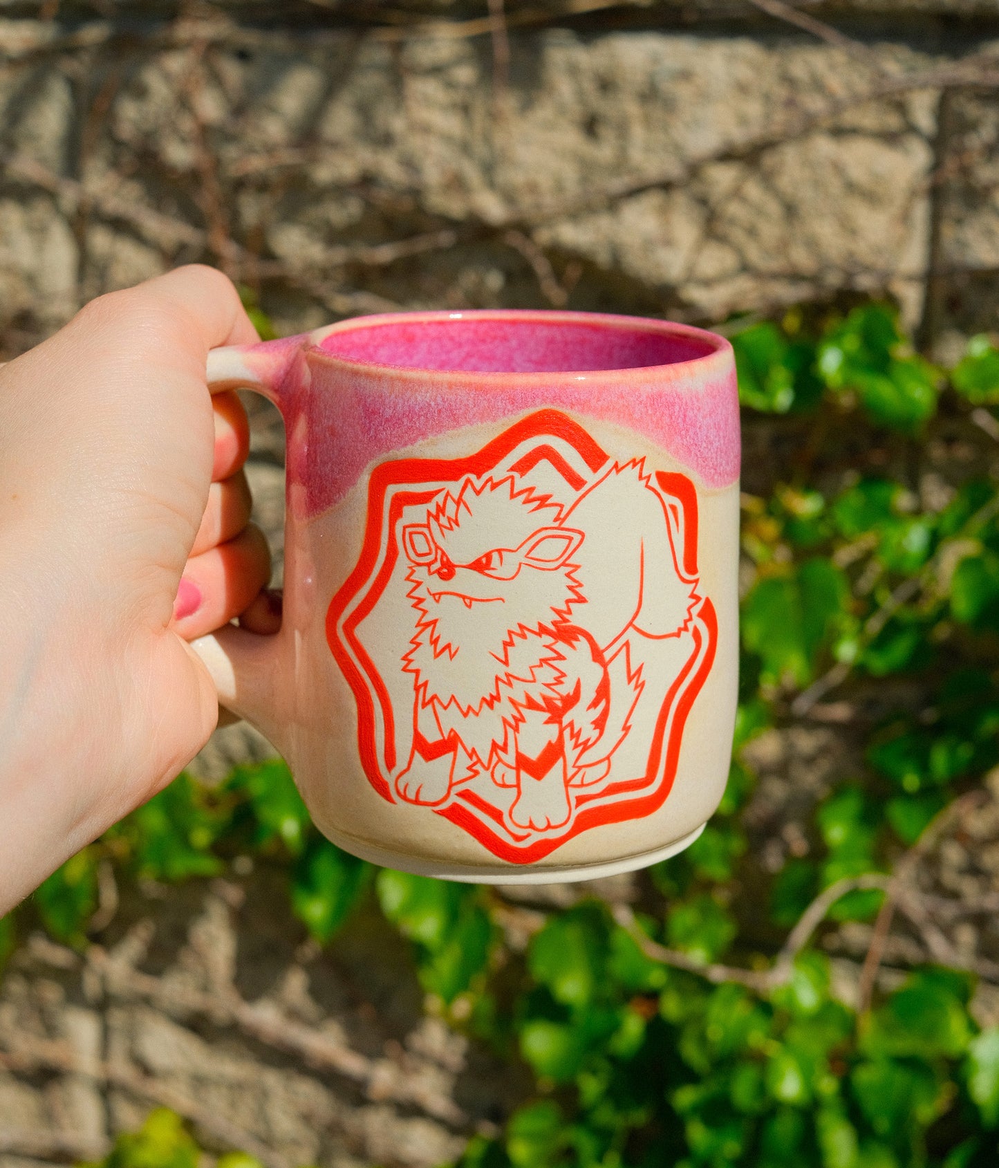Fire Dog Mug 12 oz