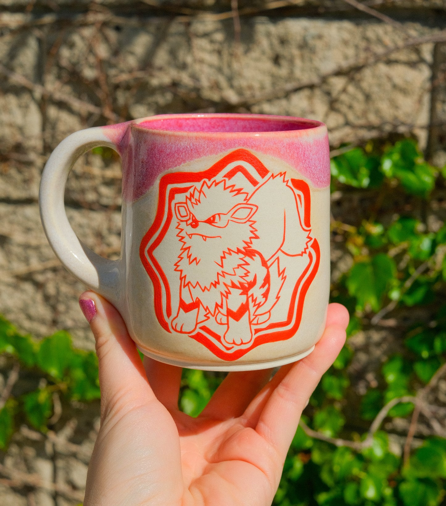 Fire Dog Mug 12 oz