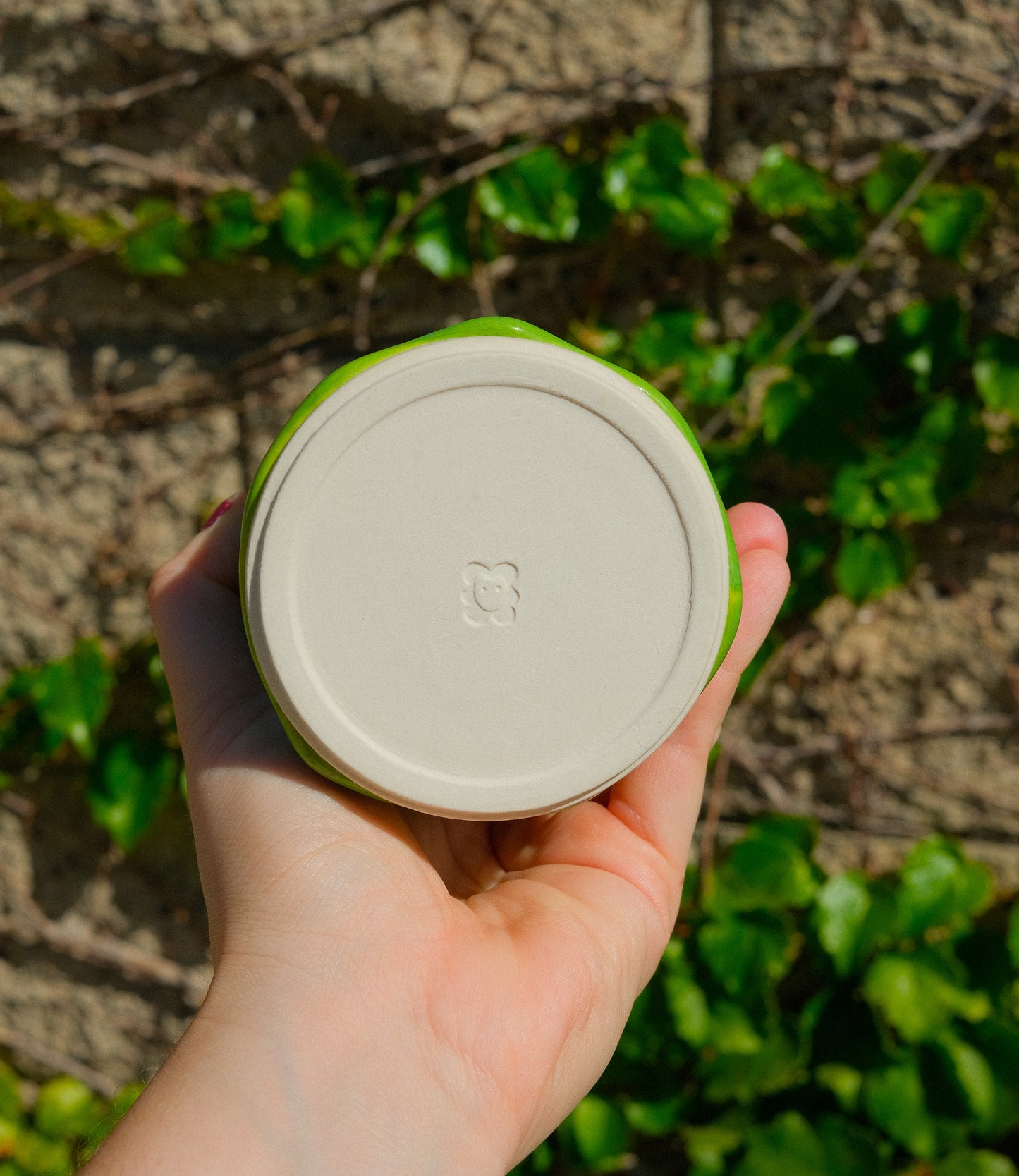Travel Cup - Pink and Green 10 oz