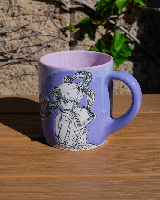 Blushing Guardian Mug 12 oz