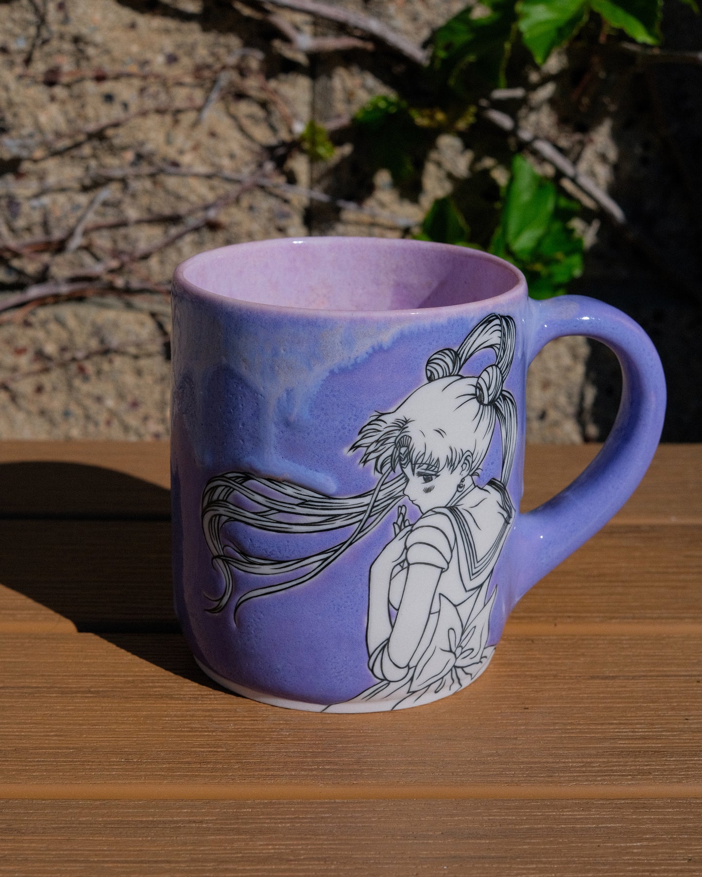 Blushing Guardian Mug 12 oz