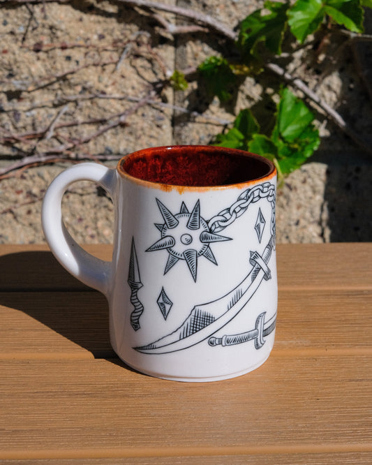 Medieval Weaponry Mug 11 oz