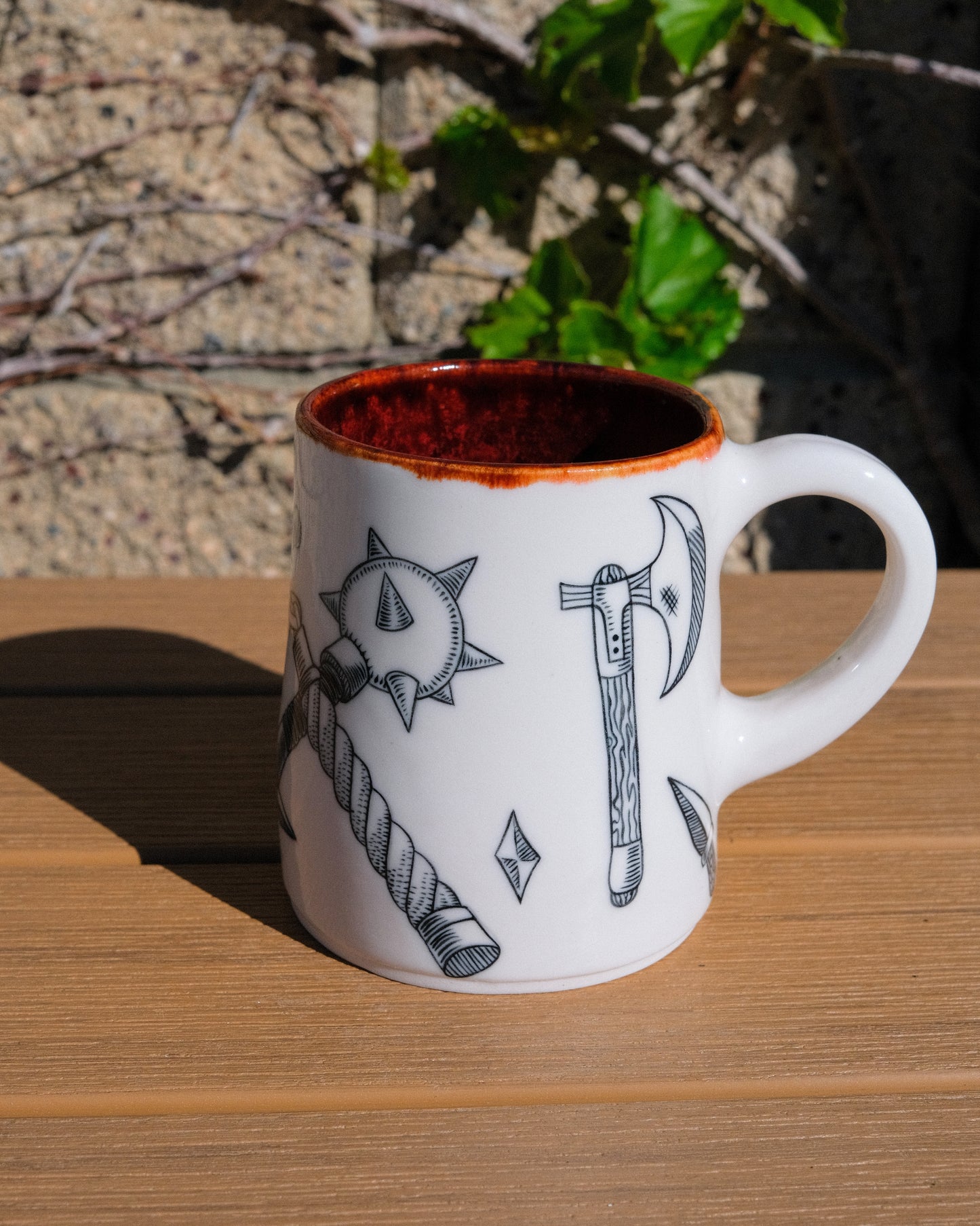 Medieval Weaponry Mug 11 oz