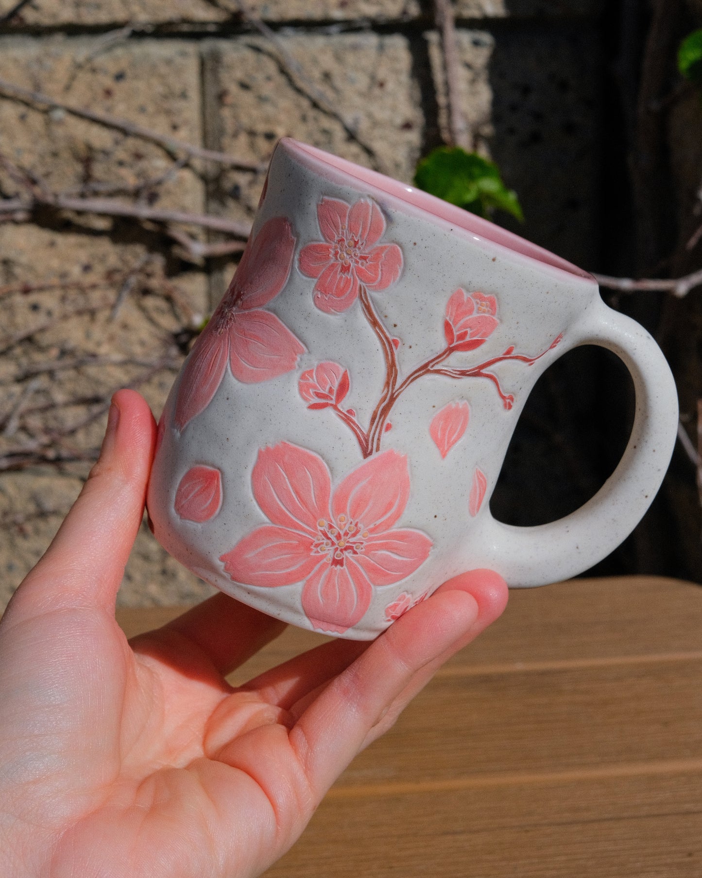 Cherry Blossom Mug 12 oz