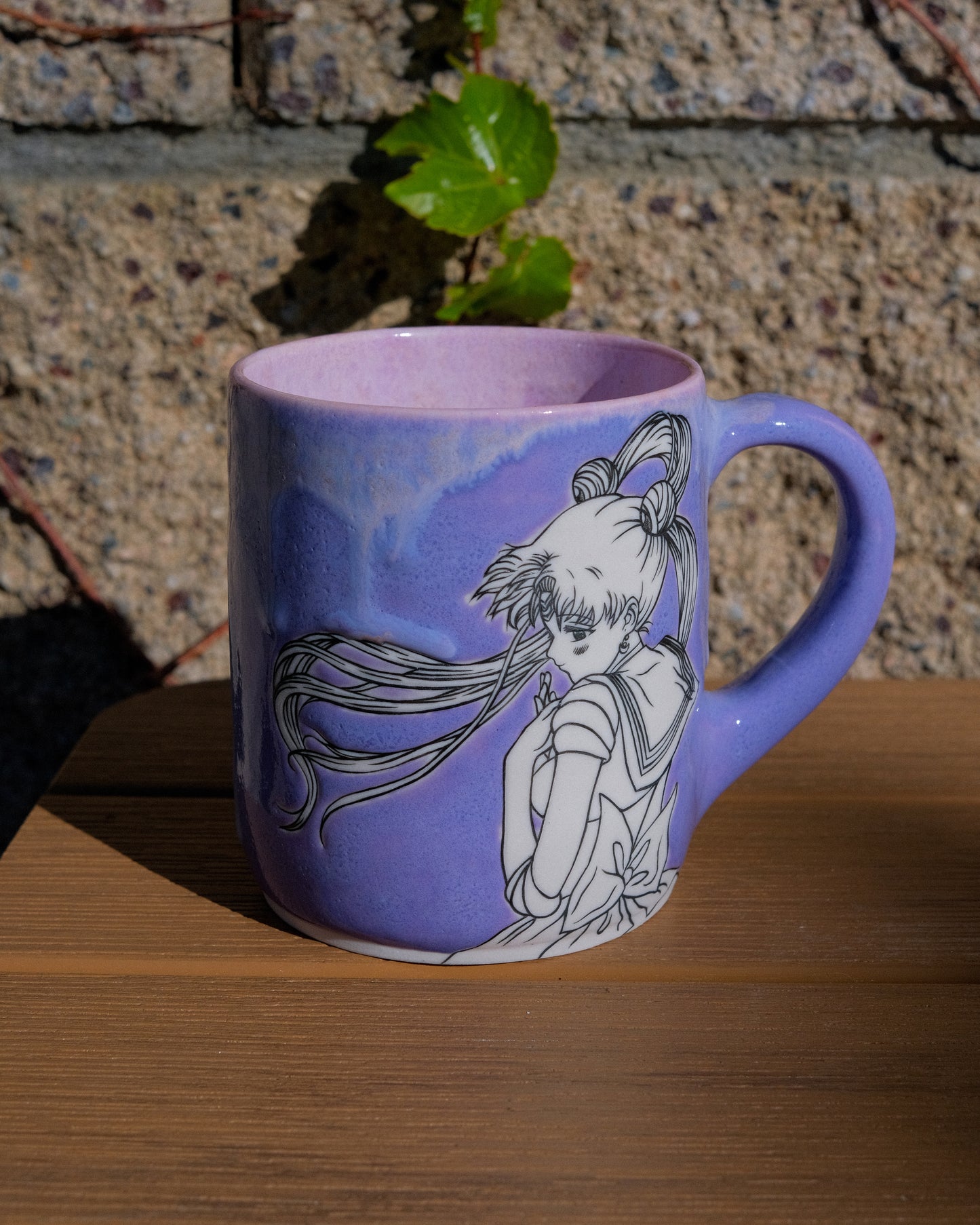 Blushing Guardian Mug 12 oz